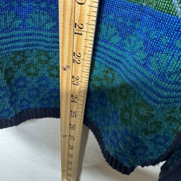 Coldwater Creek Women’s‎ Knit Cardigan Sweater Boho Multicolor Short Sleeve L - Picture 4 of 9